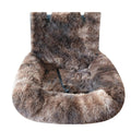 Generic Car Seat- Pets Bed, Dog Car Bed with Straps Furry Seats with Thick Cushion for Travel, with Thick Cus for