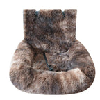 Generic Car Seat- Pets Bed, Dog Car Bed with Straps Furry Seats with Thick Cushion for Travel, with Thick Cus for