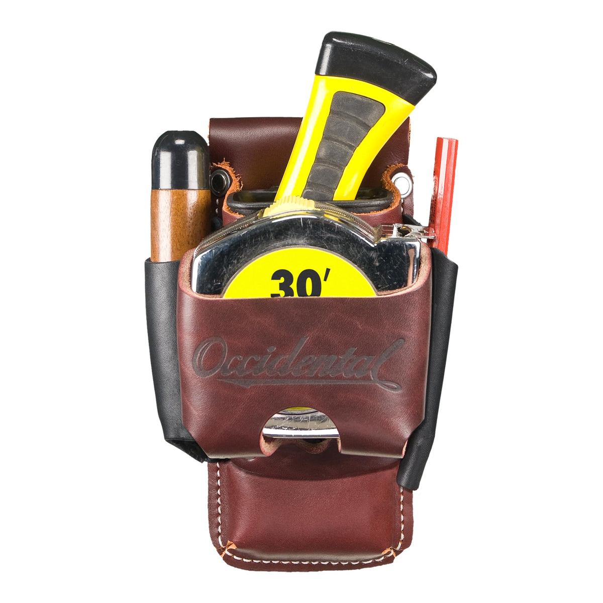 Occidental Leather Clip-On 4 in 1 Tool/Tape Holder - Provides 4x the Tool Capacity