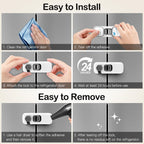 Fridge Locks for Kids with Strong Adhesive - White / 2 Pack view 7