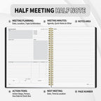 SUNEE Half Meeting Half Note - Professional Notebook for Work