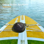 HEYSONG Waterproof Shower Bluetooth Speaker - Black Lightless view 3