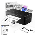 Rongta Bluetooth Shipping Label Printer, Wireless 4x6 Thermal Label Printer for Shipping Packages, Support Phones (Pack of 50)