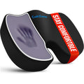 CushZone Seat Cushion Memory Foam Chair Pad for Office & Car, – Black (MPNCZ0004-0BL)