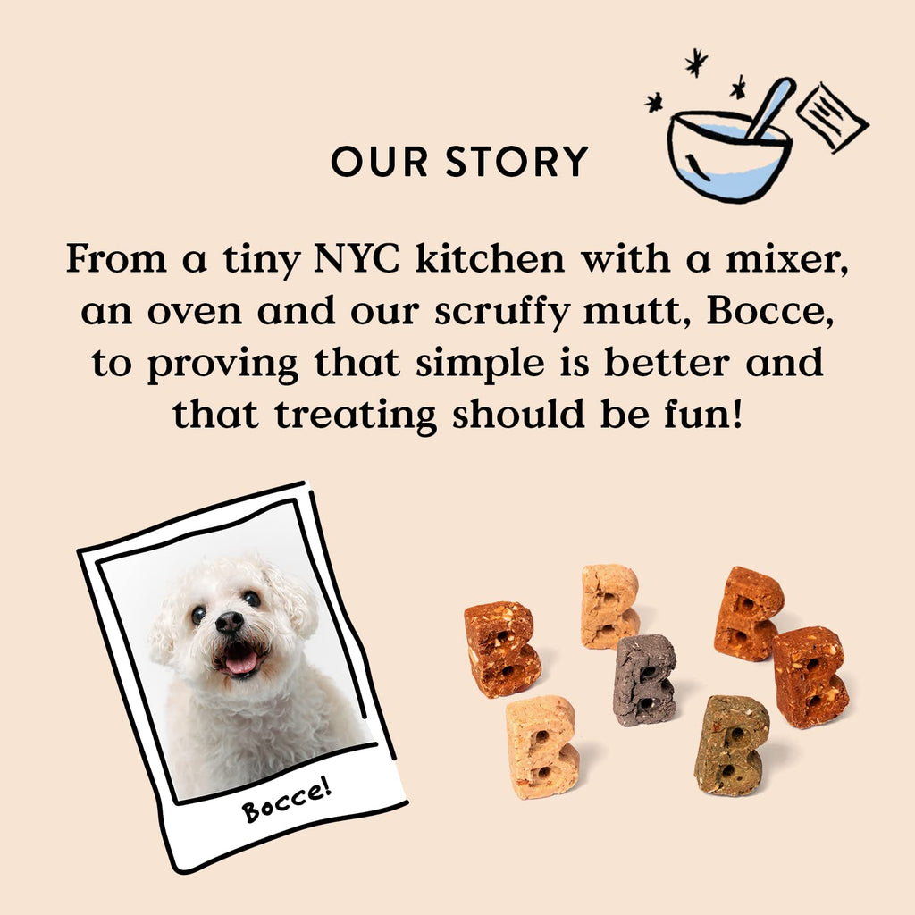 Bocce's Bakery Sweet Flavor Profile Soft & Chewy Cookie Treats for Dogs