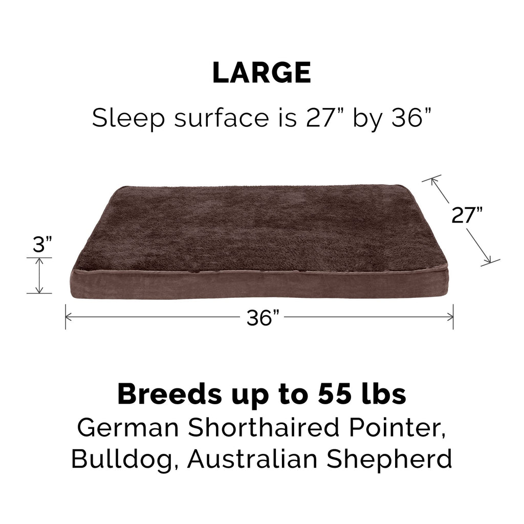 Furhaven Orthopedic Dog Bed - Espresso / Large view 1