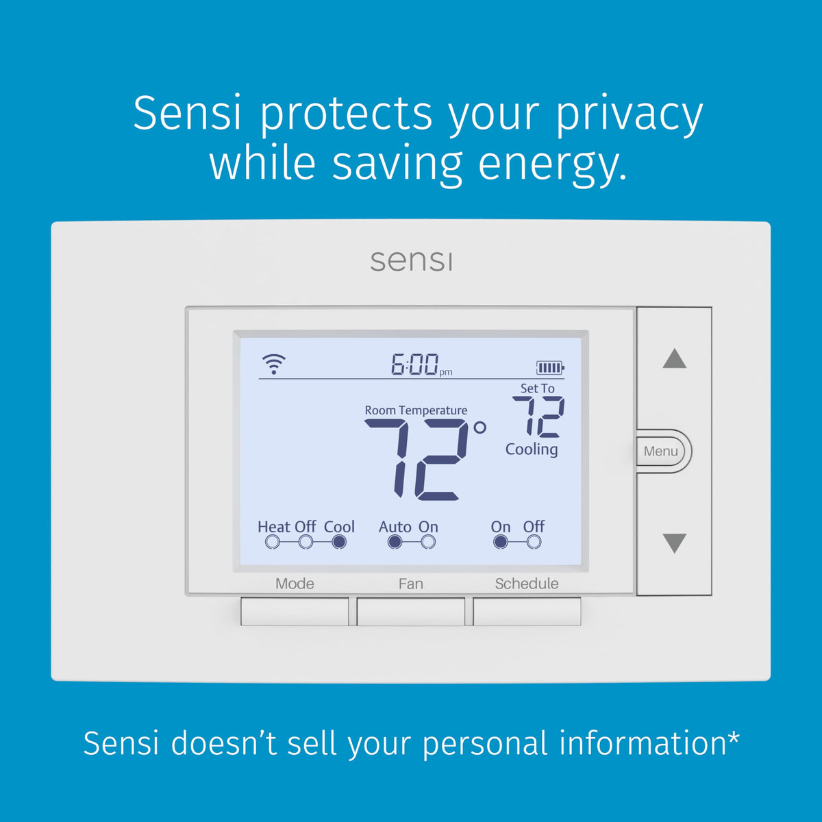 Sensi Smart Thermostat, Wi-Fi, DIY, Alexa, Energy Star Certified, ST55 (additional view 6)