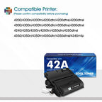 Q5942A 42A Black Toner Cartridge 1-Pack for HP 42X Q5942X Q1338A Q1338X (additional view 1)