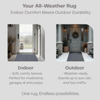 iCustomRug Ribbed Hallway Runner Rug, 3' x