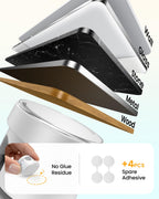 Silkland 360° Rotable Cable Clips - White / 6 Pack view 4