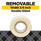 Scotch Removable Fabric Tape, 3/4 in x 180