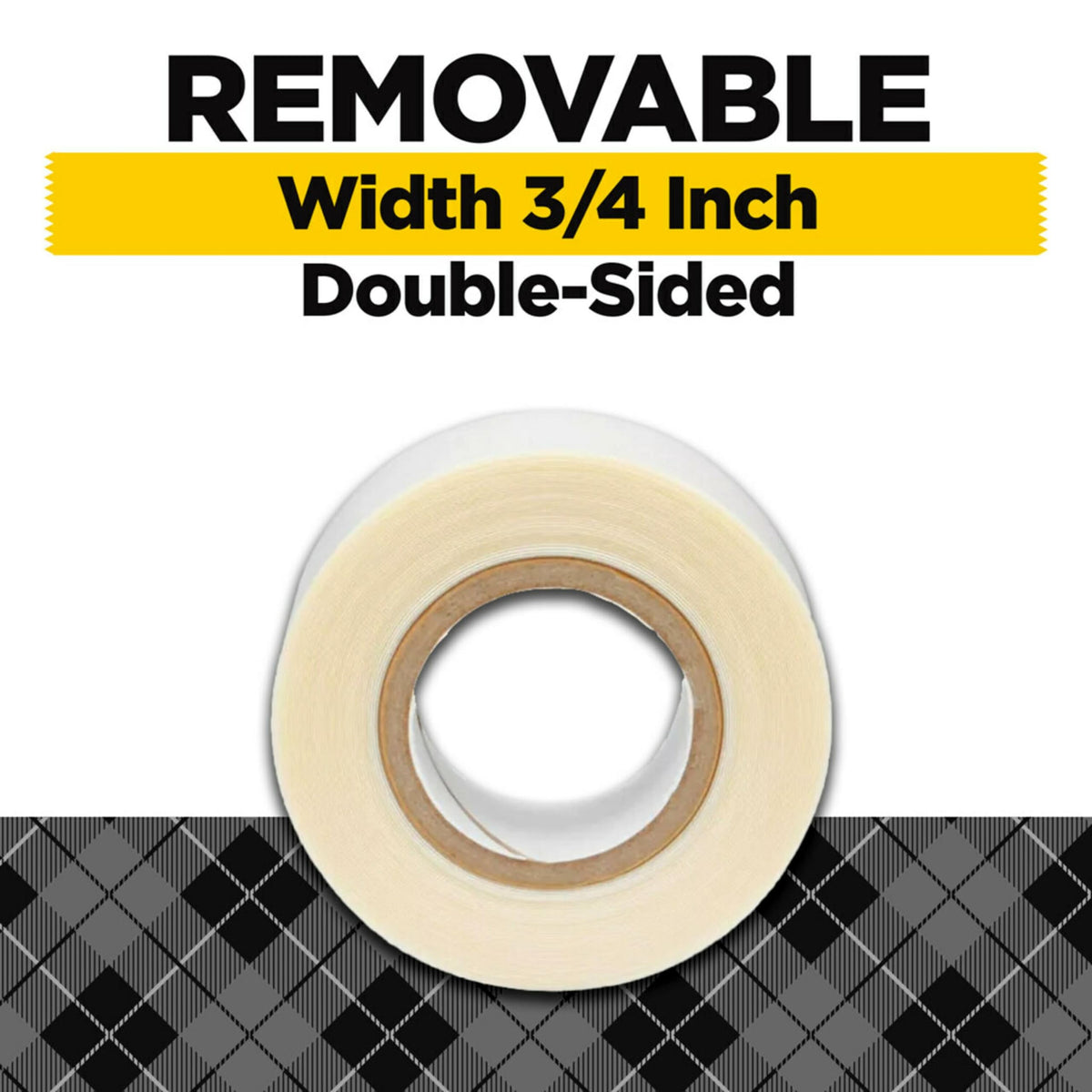 Scotch Removable Fabric Tape, 3/4 in x 180
