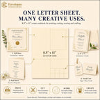 Envelopus 8.5 x 11 Cover Stock - Cream view 6