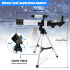 Telescope for Kids & Beginners 40mm Aperture 400mm AZ Mount (additional view 3)