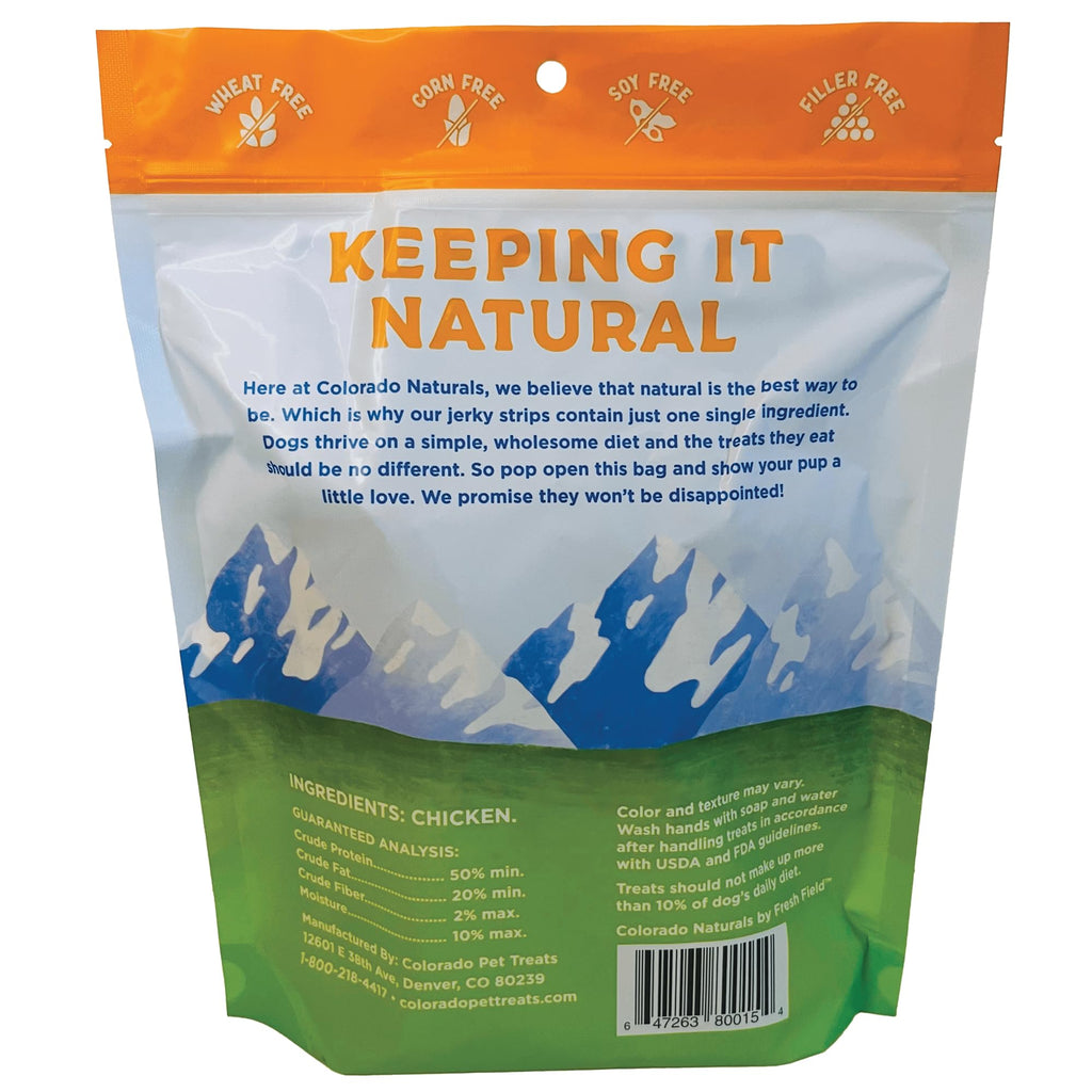 Colorado Naturals Chicken Jerky Strips Dog Treats, 16 oz – All-Natural, Made in USA, No (additional view 1)