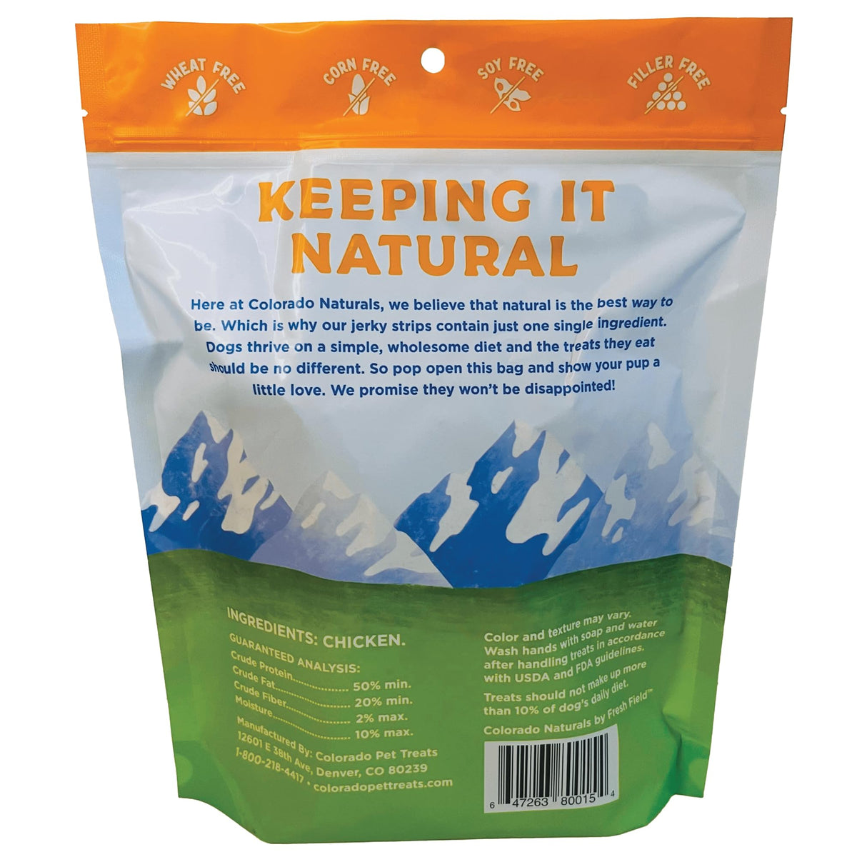 Colorado Naturals Chicken Jerky Strips Dog Treats, 16 oz – All-Natural, Made in USA, No (additional view 1)