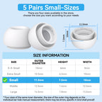 Pohgelan for AirPods Pro 3 Replacement Ear Tip(Small)-White (additional view 2)