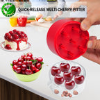 Cherry Pitter Tool Pit Remover - Burgundy view 2