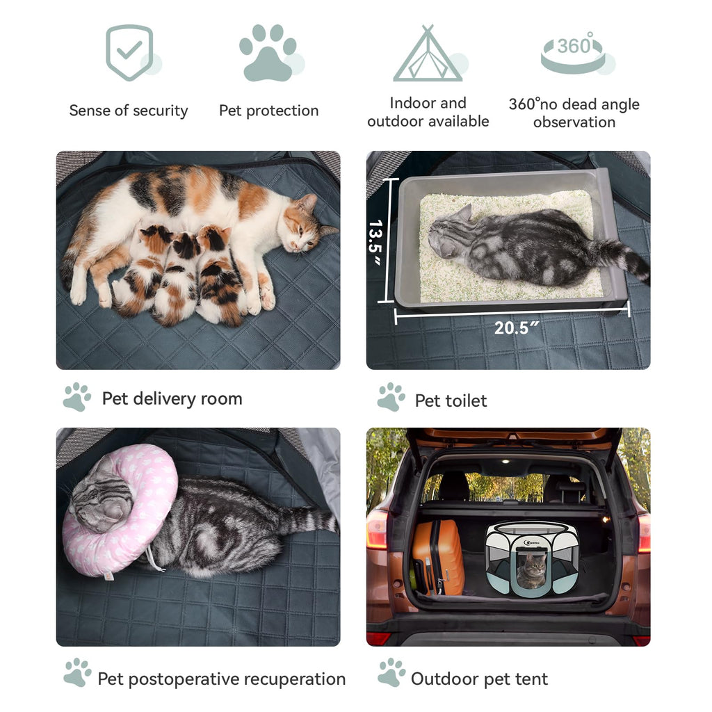 Siedihit Playpen Tent Crate Cage
