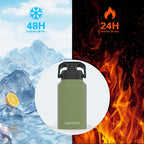 WATERSY 2/3 Gallon Water Bottle Insulated(Cold for 48 Hrs),BPA Free&Leak Proof,87oz (additional view 1)