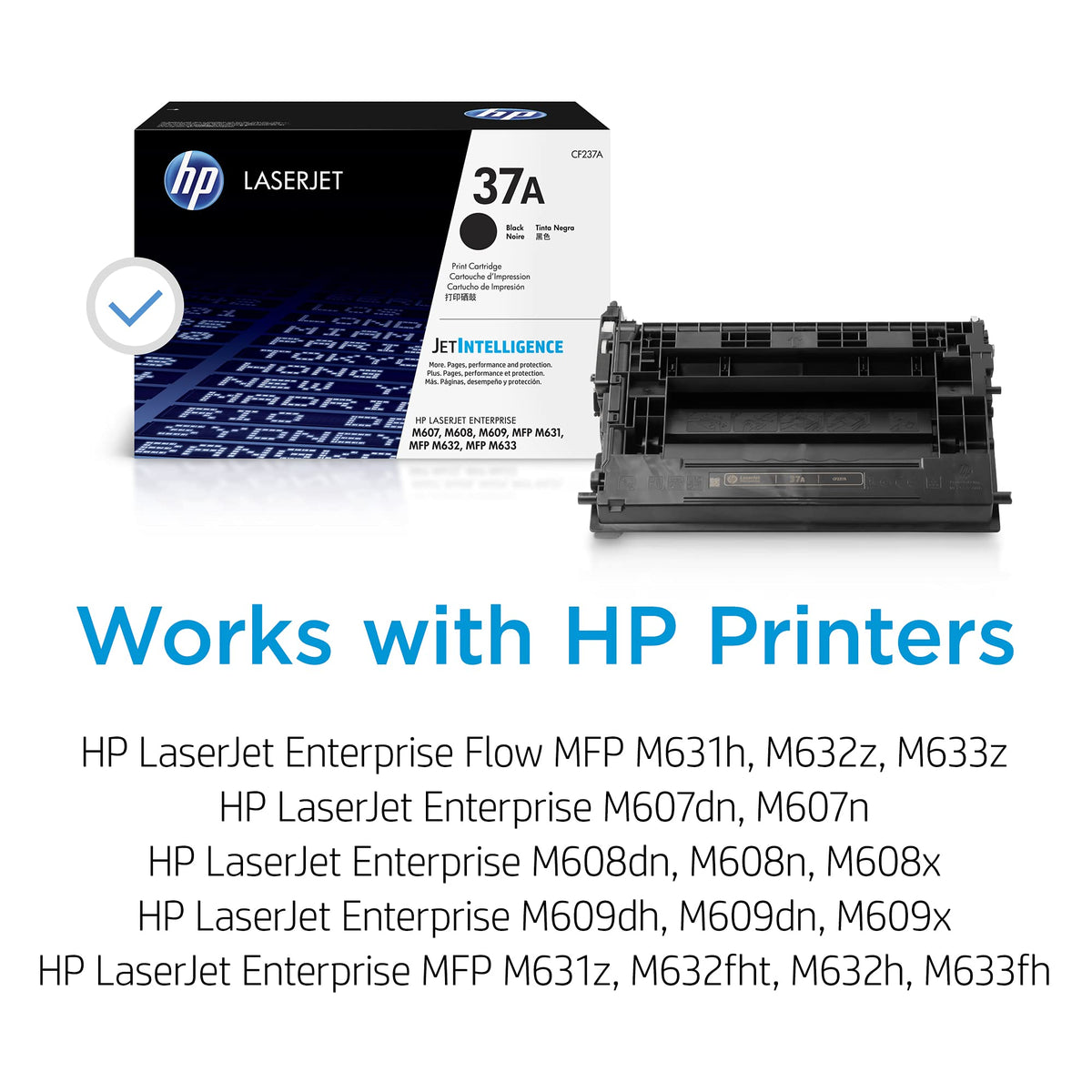 HP 37A Black Toner Cartridge (CF237A)