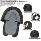 HNHUAMING Infant Car Seat Insert - Black view 4