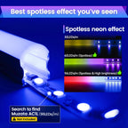 Muzata 6Pack 3.3FT/1M Silver Spotless LED Channel with Milky Diffuser U108 (additional view 2)
