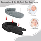 HNHUAMING Infant Car Seat Insert - Black view 3