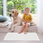 ZALL Waffle Bath Mat - White / 17 x 24 inches(Rectangular) view 5