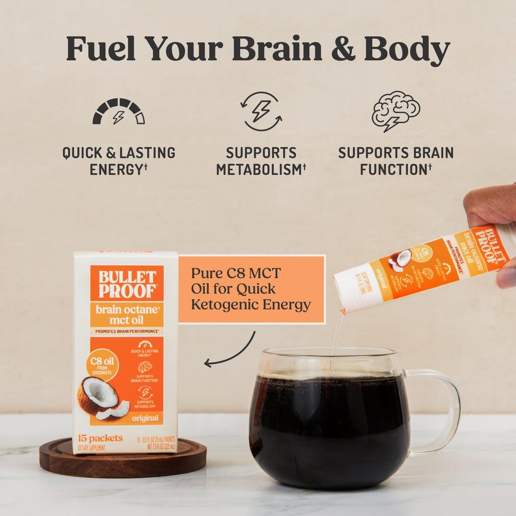 Bulletproof Brain Octane C8 MCT Oil