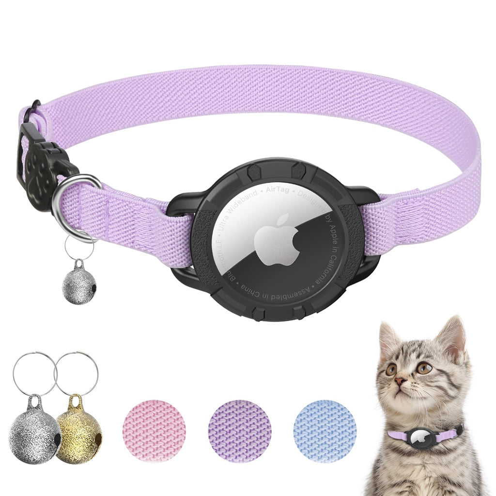 AirTag Cat Collars, Stretchy Collar