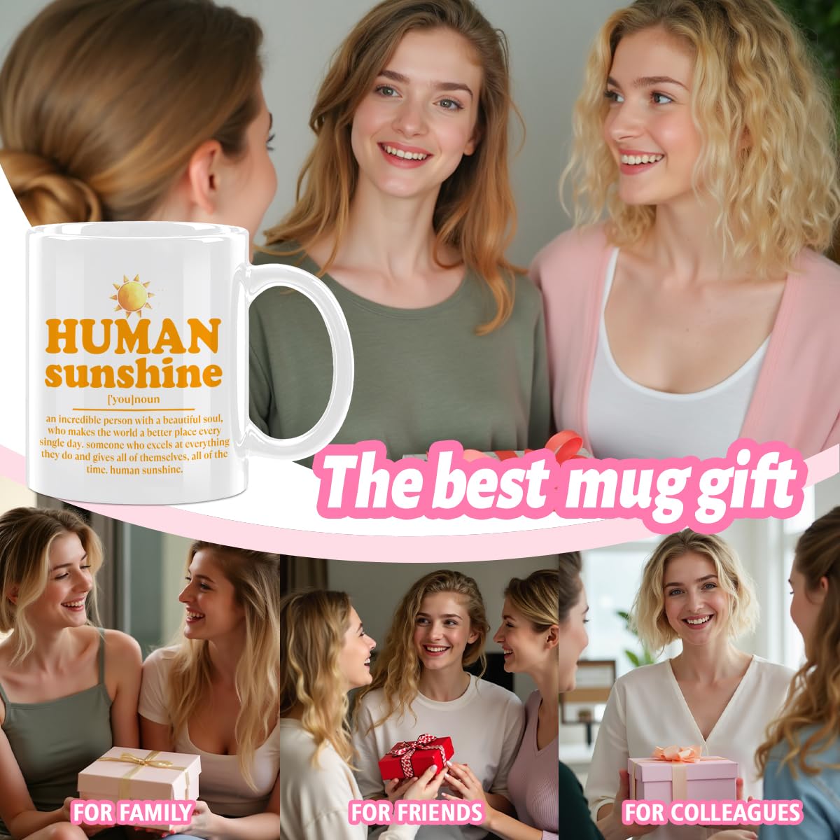 CFGBFDGH Inspirational Coffee Mug - White Sunshine 01 view 5
