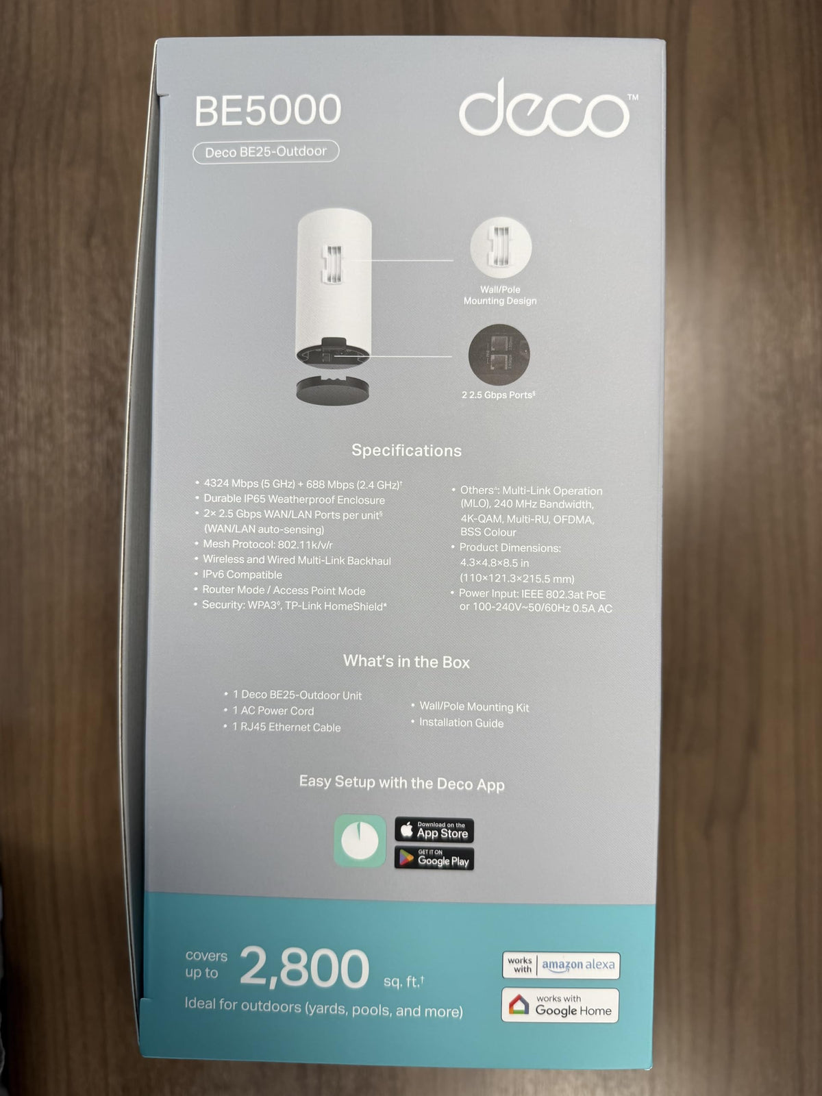 TP-Link Deco Mesh Wi-Fi System - 1 Pack / Wi-Fi 7 Outdoor view 13