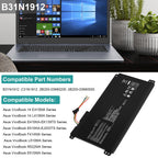 TREE.NB Laptop Battery Replacement - ‎7.48x3.86x0.2inch B31N1912 view 1