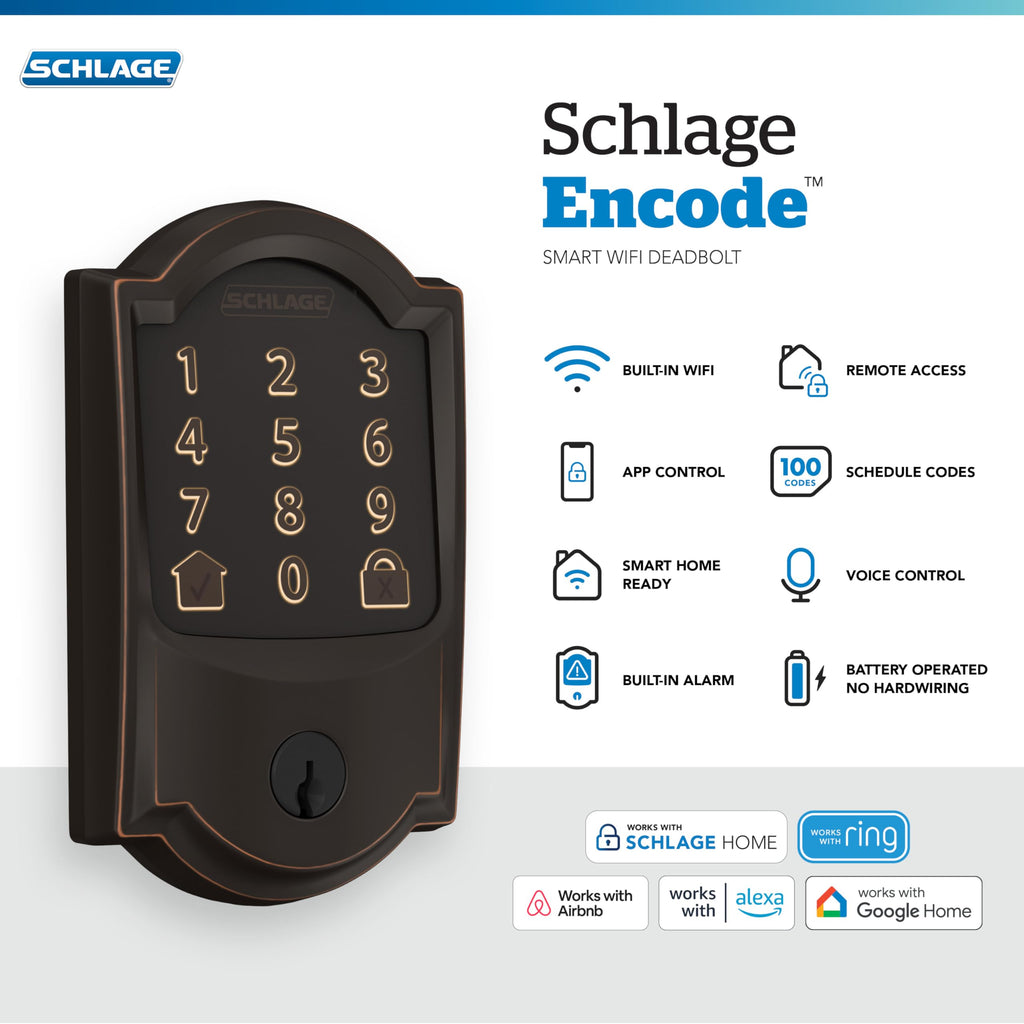 Schlage Encode Smart WiFi Deadbolt Lock