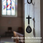 Cross for Car Mirror Hanging Christian Gifts for Men