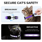 AirTag Cat Collar, Reflective Cat