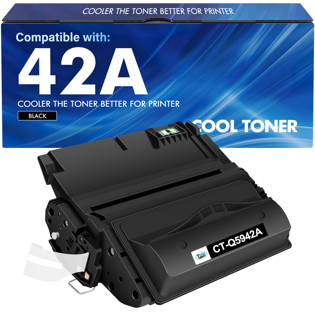 Q5942A 42A Black Toner Cartridge 1-Pack for HP 42X Q5942X Q1338A Q1338X