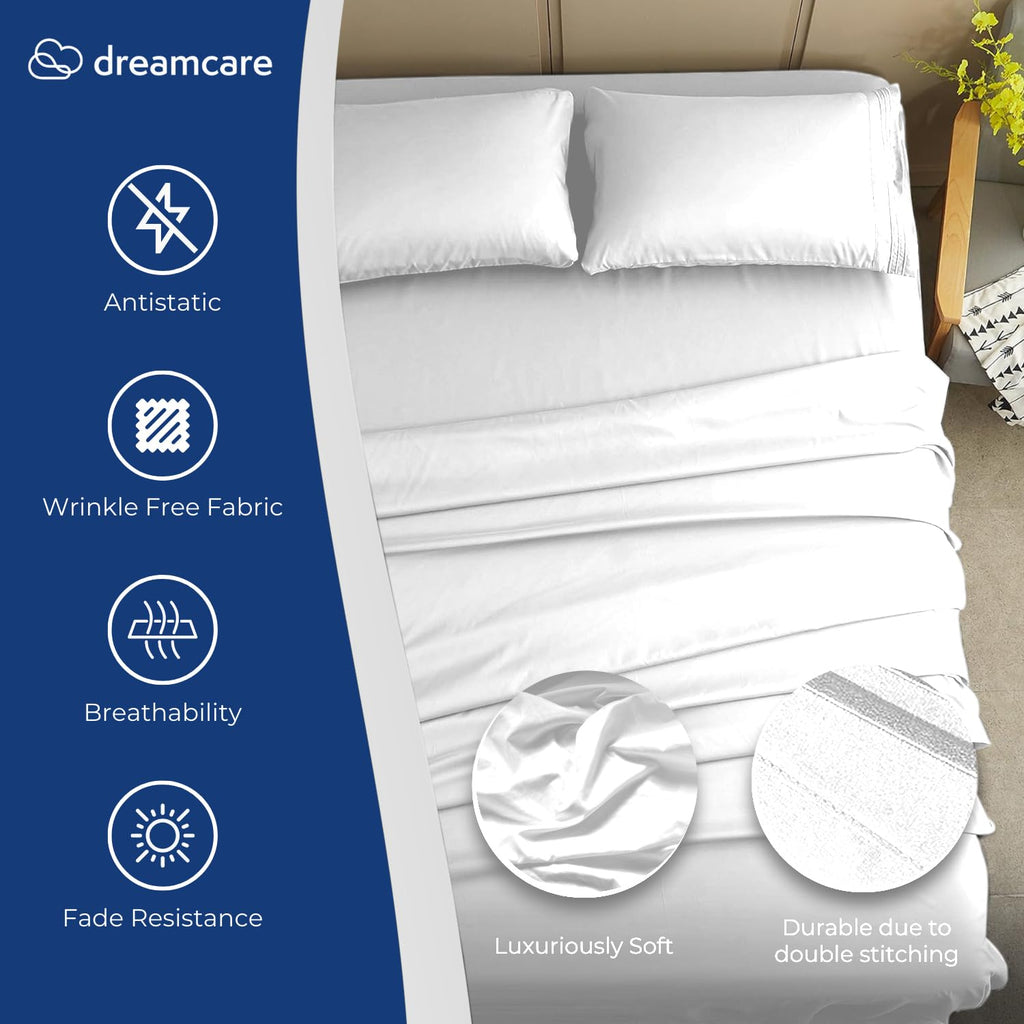DREAMCARE Sheet Sets - 03 - White / Queen - Extra Deep view 1