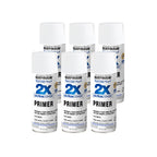 Rust-Oleum 334019-6PK Painter's Touch 2X Ultra Cover Spray Primer, 12 oz, Flat – White, 6 Pack (249058-6 PK)