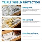 9527 Product 4x6 Blank Direct Thermal Shipping Labels for Zebra 2844 Zp-450 Zp-500 Zp-505,250 Labels/Roll,Total 100 (Pack of 100)