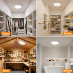 KYEKIO Rechargeable Motion Sensor Ceiling Light with Remote - White view 6