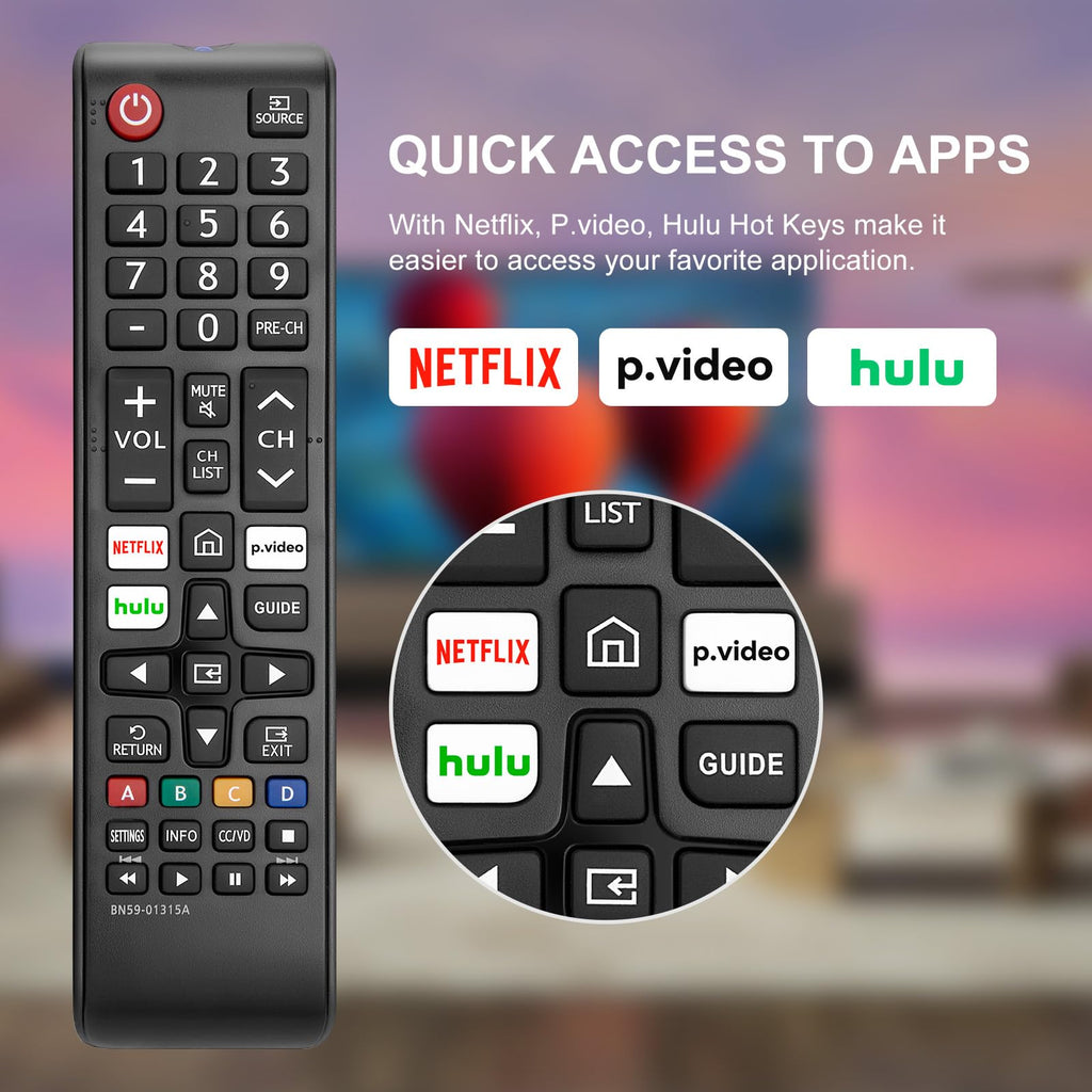 【Pack of 2】 Universal for Samsung Smart TV Remote Control Replacement (additional view 5)