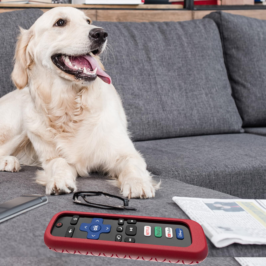 Cover for Roku Stick Remote - Non-glow Red view 5