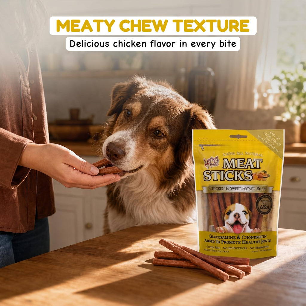 Loving Pets Meat Sticks Dog Treats - Sweet Potato and Chicken Recipe view 5
