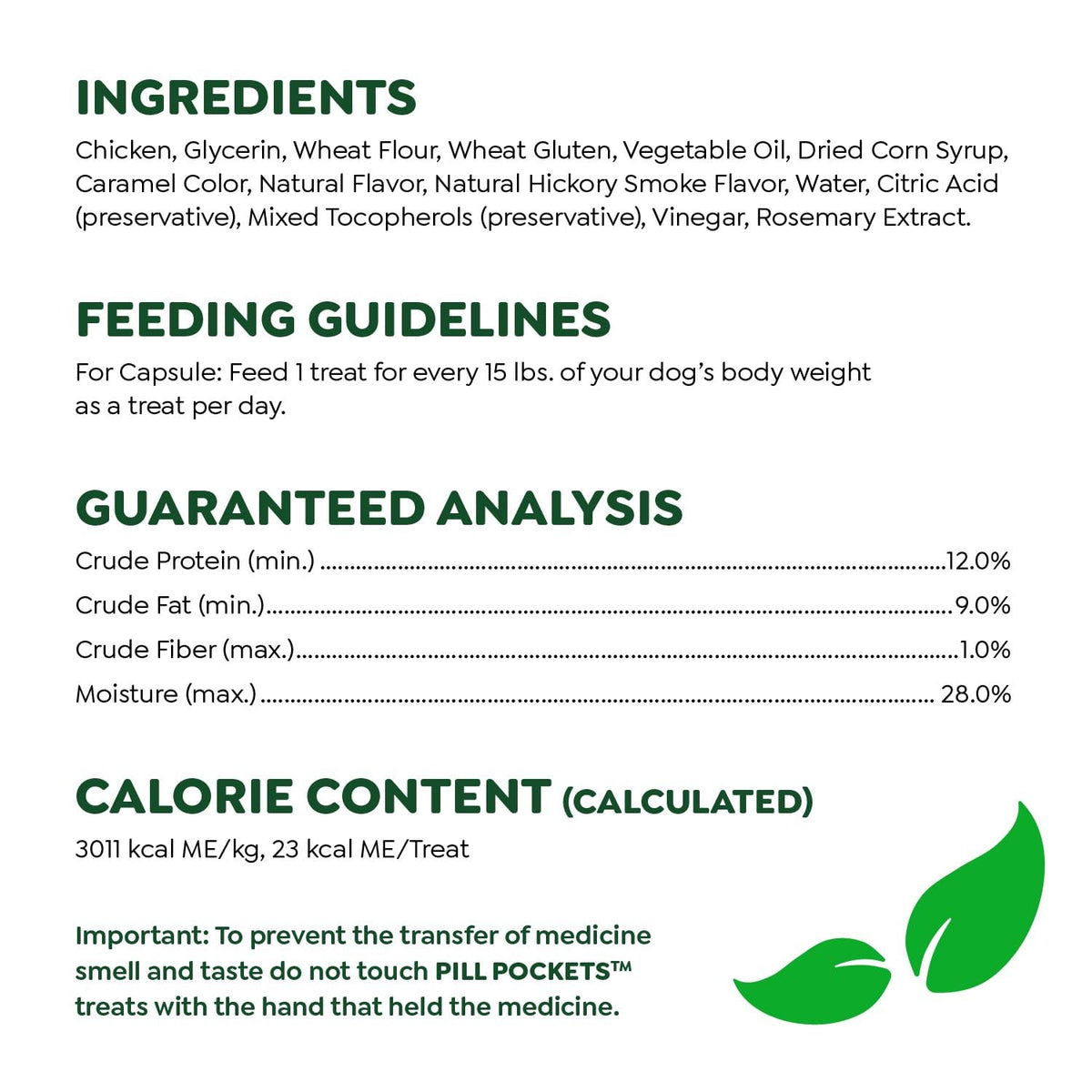 Greenies Pill Pockets Large Size Dog Treats, Hickory Smoke, 7.9 oz, 6-Pack (FBA_10100653)