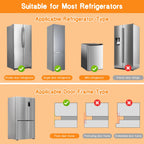 Fridge Locks for Kids with Strong Adhesive - Gray / 5 Pack view 6