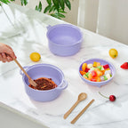 Romooa 45oz Cute Pig Ramen Bowl Set Microwavable