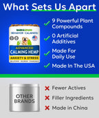 BARK&SPARK Hemp Calming Treats for Dogs - Stress, Anxiety Relief Treats (BS102_ADVANCED)