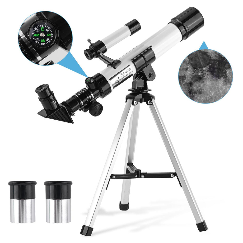 Telescope for Kids & Beginners 40mm Aperture 400mm AZ Mount